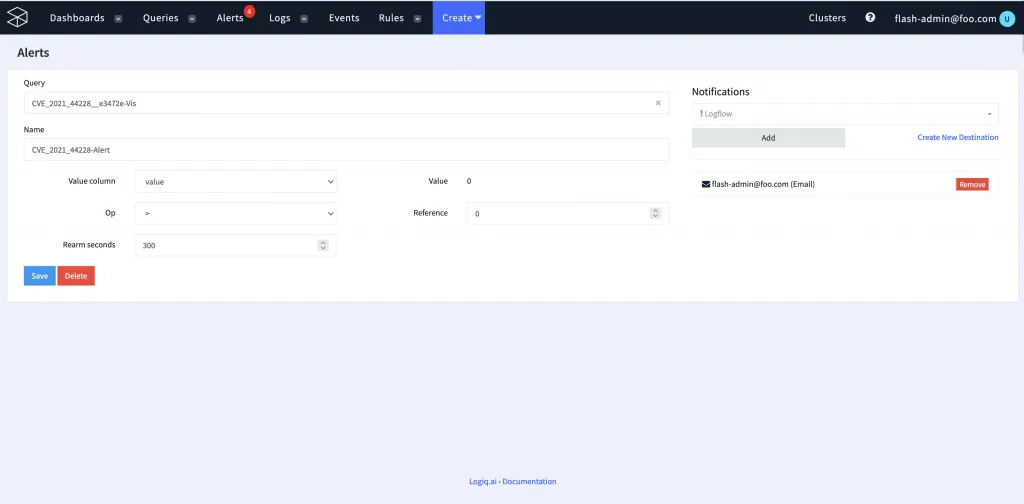 Detecting Log4j vulnerability in your log streams with LogFlow 4 Screen Shot 2021 12 15 at 10.38.53 PM